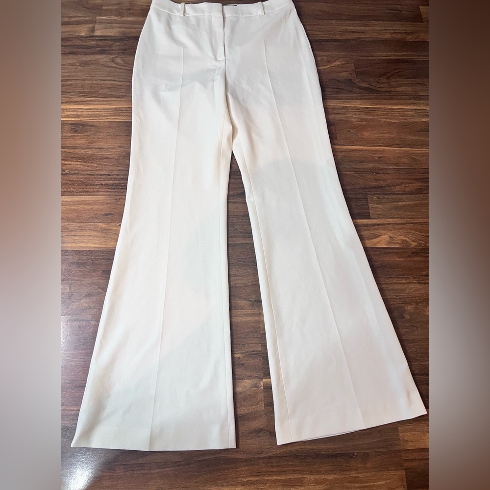 Kobi Halperin Cream Wide-Leg Pants